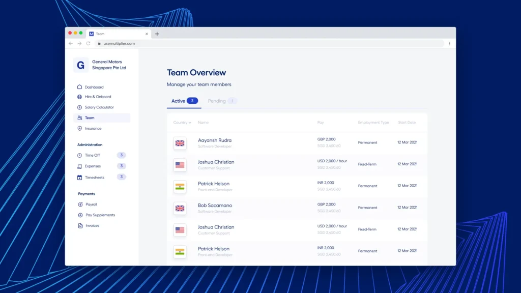 Multiplier Team Overview