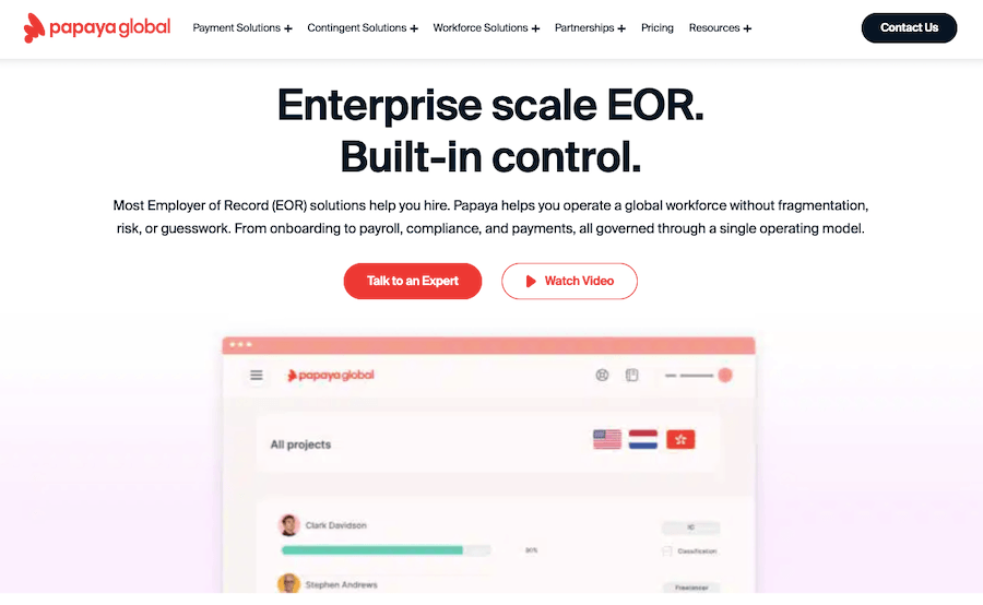 Papaya Global EOR