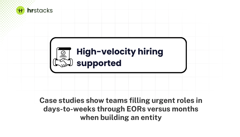 High-velocity hiring supported