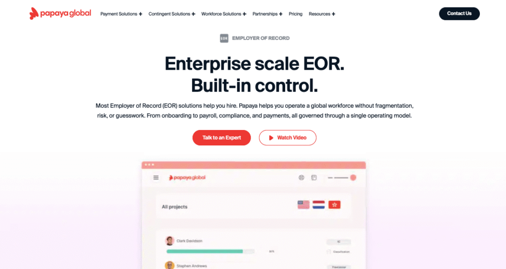 Papaya Global EOR